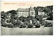 Schloss und Sternschanze, Postkarte Brück u. Sohn Kunstverlag Meißen, 1911