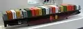 Modell eines 13.000 Teu Containerschiffes