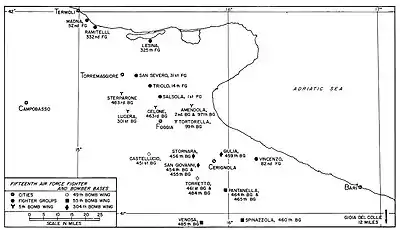 Flugfelder von Foggia 1944