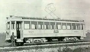 Triebwagen 202 der Wiener Lokalbahn Wien – Baden (1906)