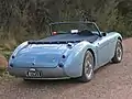 1959er Austin-Healey 3000, Rückseite