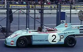 … und im Porsche 908.03 beim Training 1971 auf dem Nürburgring