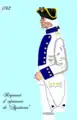 Uniform des Rég Aquitaine 1762–1776