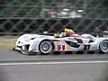 Audi R15, gefahren von  Rinaldo Capello während der 24-Stunden-Rennen von Le Mans 2009.