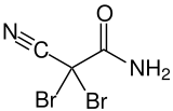 Strukturformel von 2,2-Dibrom-3-nitrilpropionamid