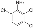 Struktur von 2,3,6-Trichloranilin