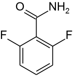 Strukturformel von 2,6-Difluorbenzamid