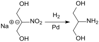 Synthese von 2-Amino-1,3-propandiol aus 2-Nitro-1,3-propandiol