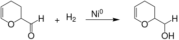 2-Hydroxymethyl-THP aus Acrolein-Dimer