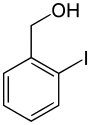 Struktur von 2-Iodbenzylalkohol