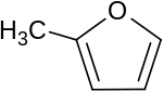 Strukturformel von 2-Methylfuran