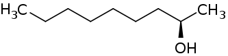 Strukturformel von (R)-2-Nonanol