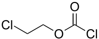 Strukturformel von Chlorameisensäure-2-chlorethylester