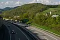 Autobahn  A2 bei Diegten