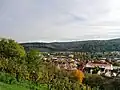 Blick auf Geradstetten