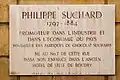 Gedenktafel für Philippe Suchard