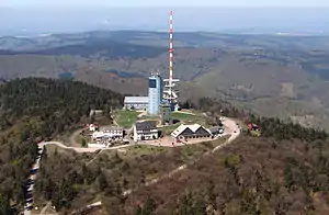 Großer Inselsberg (Luftaufnahme April 2007)