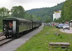 Museumsbahn Wutachtal e. V.im Bahnhof Weizen