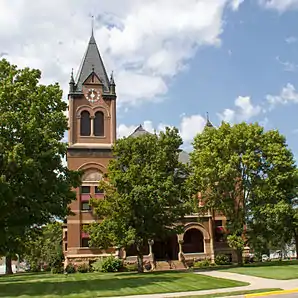 Swift County Courthouse, seit 1977 im NRHP gelistet