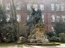 Widukind-Denkmal (Nachgestaltung von 1959) nach dem Original von Heinrich Wefing in Herford