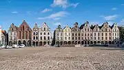 Typische Spätbarockarchitektur auf der Ostseite des Grand'Place