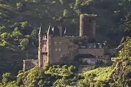 Burg Katz von der Loreley aus (2016)