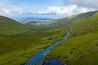 Connor Pass, Blick in Richtung Dingle