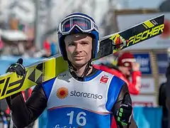 Witalij Kalinitschenko bei der Nordischen Ski-WM 2019in Seefeld in Tirol