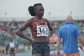 Mary Moraa bei den Afrikaspielen 2024 in Accra