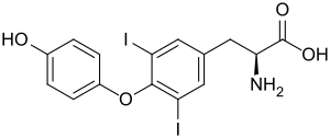 Strukturformel von 3,5-Diiod-L-thyronin