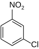 Struktur von 3-Chlornitrobenzol