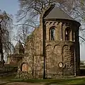 Martinskapelle, Außenansicht der Chorapsis von Südosten