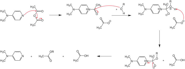 Veresterung mit 4-(Dimethylamino)pyridin