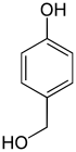 Struktur von 4-Hydroxybenzylalkohol