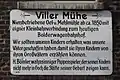 Infotafel zur Viller Mühle