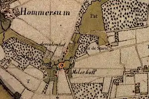 Mühlenstandort auf der Tranchotkarte 1802/03