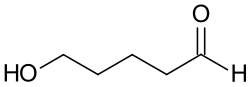 Strukturformel von 5-Hydroxypentanal