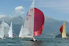 5.5-Meter-Klasse auf dem Comer See, Vintage Yachting Games 2012