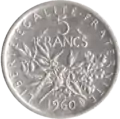 5 Francs, Frankreich