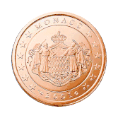 5 Cent Monaco 1. Serie