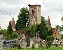 Kirchenruine St. Johannes in Złotnik