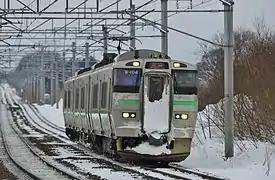 Nahverkehrszug bei Kita-Hiroshima