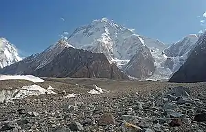 Blick aus Westen auf Broad Peak