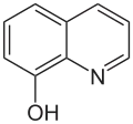 Struktur von 8-Hydroxychinolin