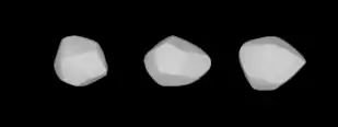 Eine 3-dimensionales Graphik von (852) Wladilena, die auf der Lichtkurve basiert