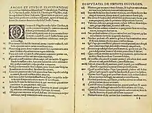 Martin Luthers 95 Thesen (Wittenberg 1522) in Antiqua