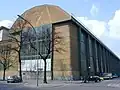 Turbinenfabrik in Moabit, Huttenstraße 12–16; 1909 von Peter Behrens und Karl Bernhard, heute Siemens Energy, Gasturbinenwerk Berlin