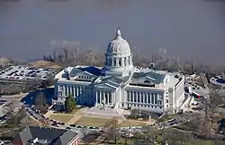 Das Missouri State Capitol in Jefferson City, seit 1969 im NRHP gelistet