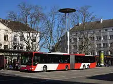 CapaCity der ASEAG am Aachener Hauptbahnhof