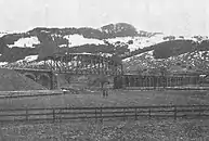 Sitterviadukt im Jahr 1905 von Norden fotografiert